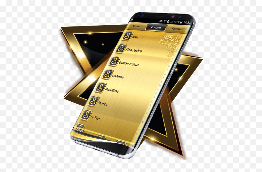Get Golden Dialer Theme Apk App For Android Aapks - Samsung Galaxy Emoji,Can You Put Emojis On Contacts For Galaxy S6