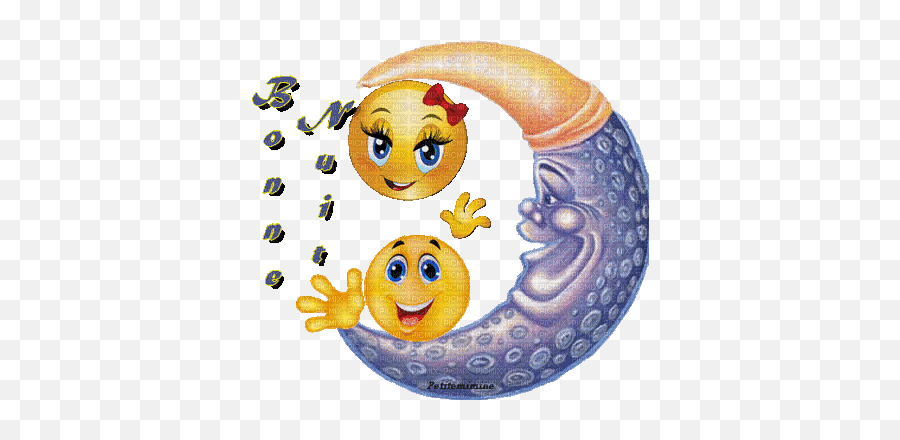 Lune Bonne Nuit - Picmix Happy Emoji,Emoji 38 Answers