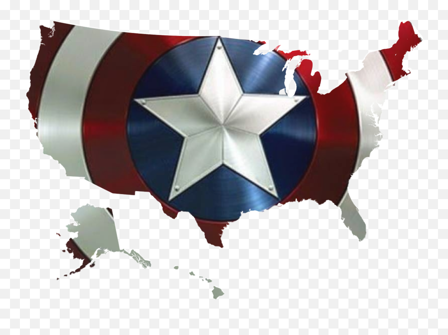 Marvel Captainamerica Sticker Emoji,Usa Emoji Map