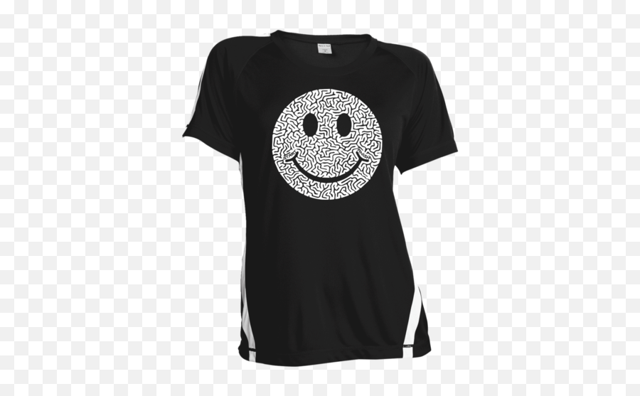 Smiley Face Ladies Polyester T - Shirt Happy Emoji,Emoticon Tshirts