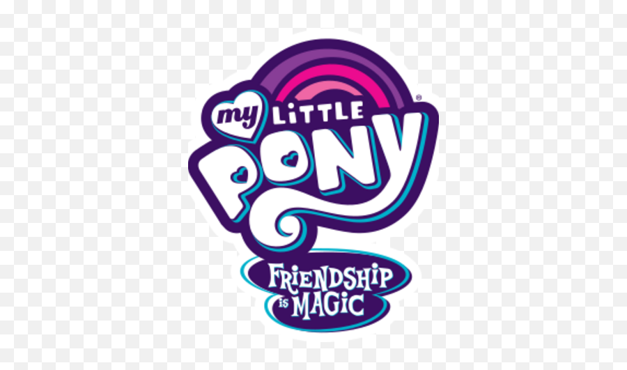 Friendship Is Magic - My Little Pony Friendship Is Magic Logo Emoji,My Little Pony Emoji