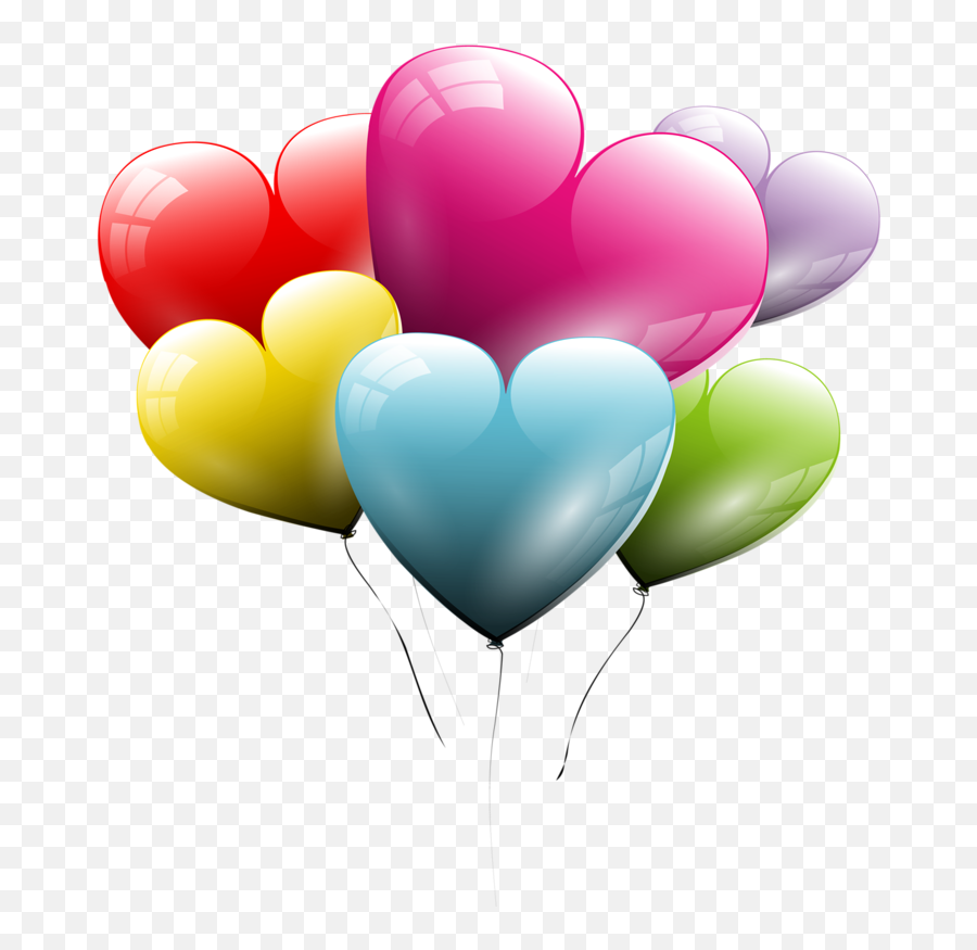 Download Tubes St - Valentin Balloon Clipart Balloon Box Transparent Background Heart Balloons Clipart Emoji,Emoji Heart Balloons