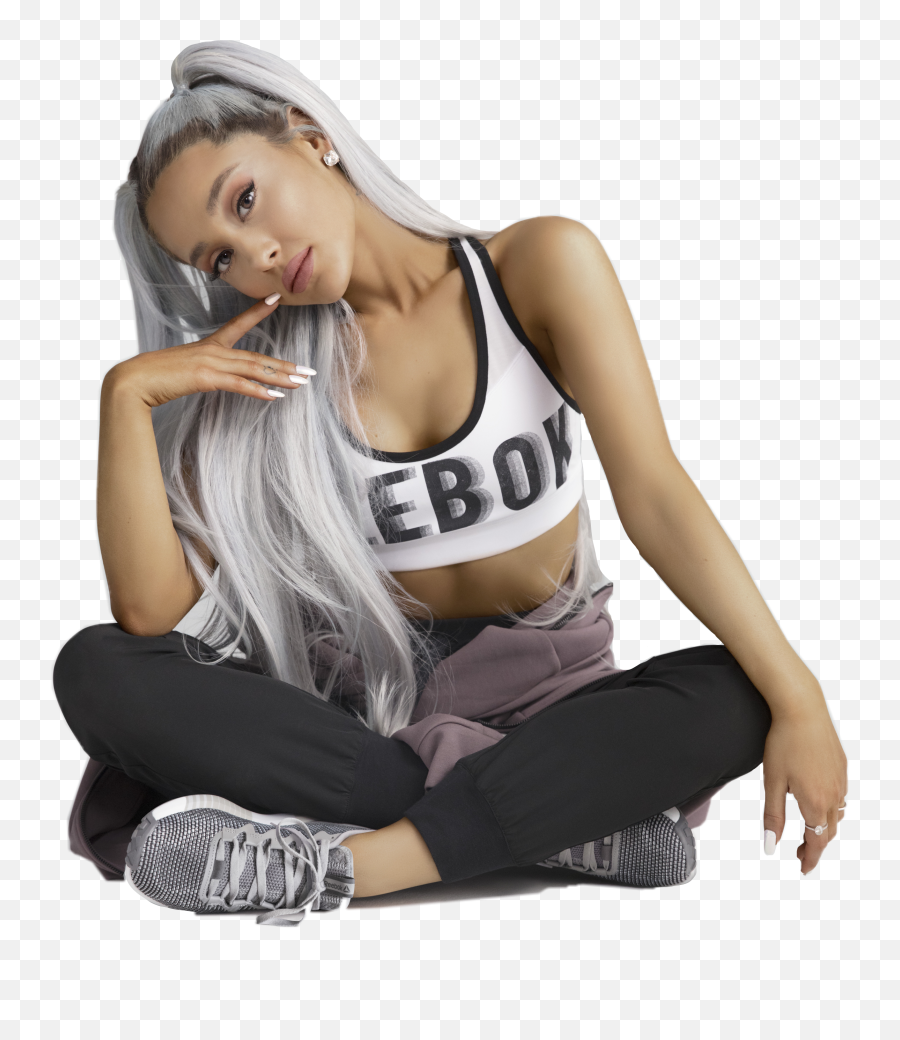 Arianagrande Ariana Sticker - Ariana Grande Reebok Be More Human Emoji,Ariana Grande Emoji Shirt