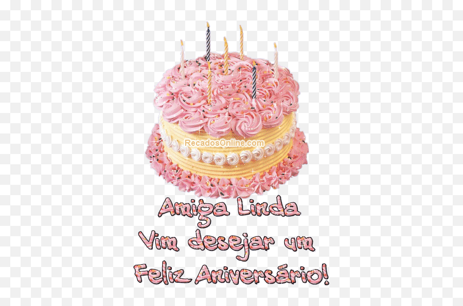 Imagens Animadas De Mensagem De Feliz Aniversário - A Gif De Aniversário Para Amiga Emoji,Emoticons Que Se Mechem