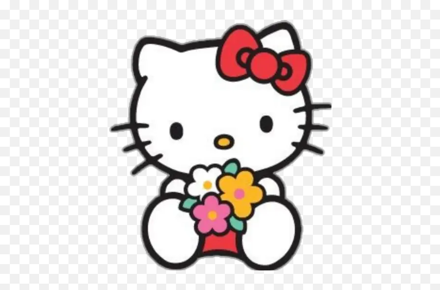 Hello Kitty Stickers For Whatsapp - Hello Kitty Png Emoji,Hello Kitty Emoji Facebook