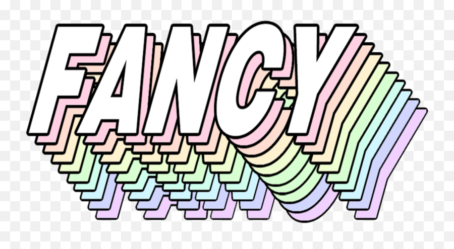 Fancy Rainbow Tumblr Girlie Sticker - Logos Marcas Emoji,Girlie Emoji