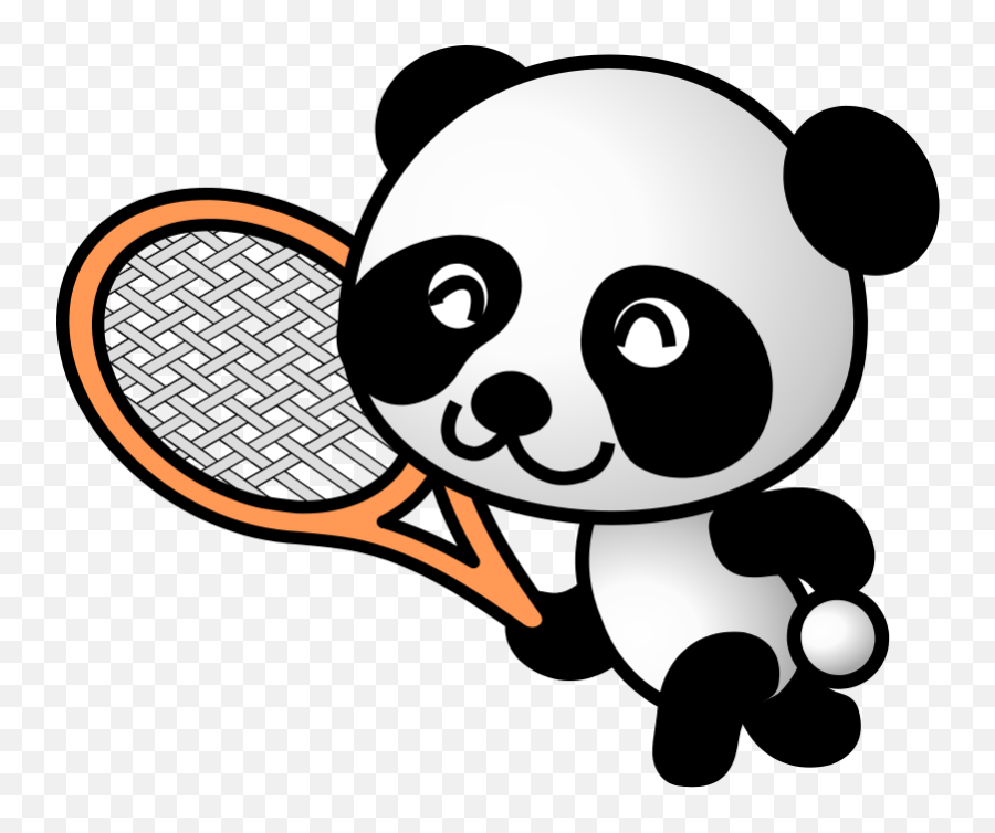 Panda Png - Clipart Best Panda Tennis Emoji,Panda Emoji Clipart