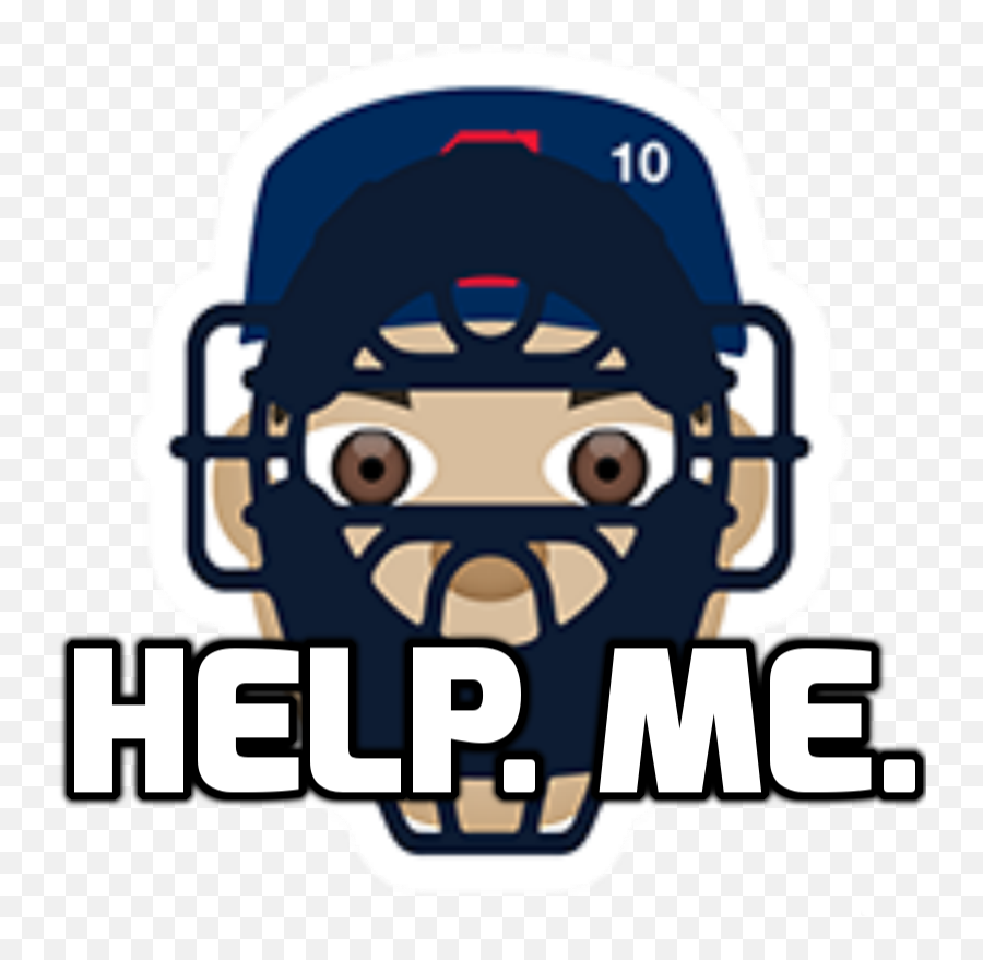 Cleveland Indians Emoji Are Now A Thing That Exists And - Baseball Catcher Clipart Png,Splash Emoji