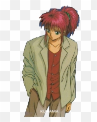 Yuyuhakusho Kurama Yusuke Sticker - Yyh Kurama Ponytail Emoji,Yu Yu Hakusho Emojis