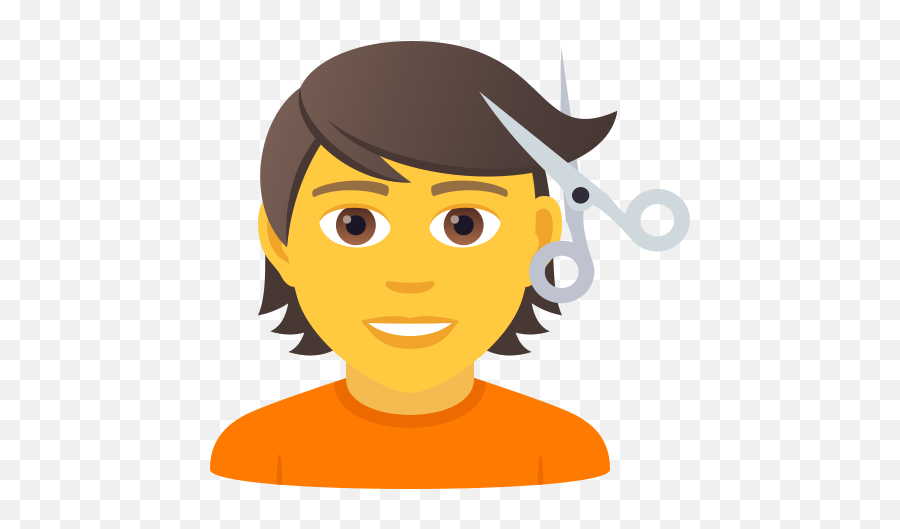 Emoji Person Getting A Haircut - Emoji Personne,Golf Emoji