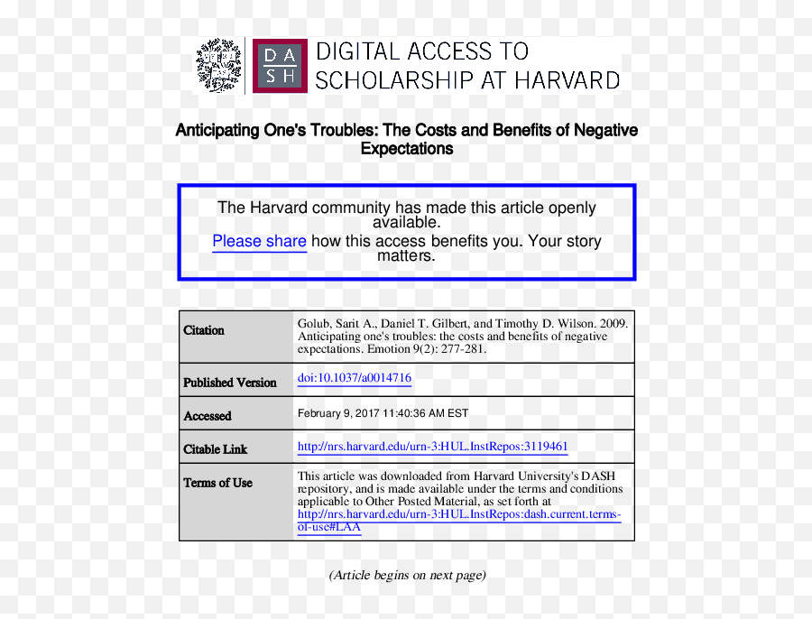 The Costs And Benefits Of Negative - Document Emoji,Emotion Sucker