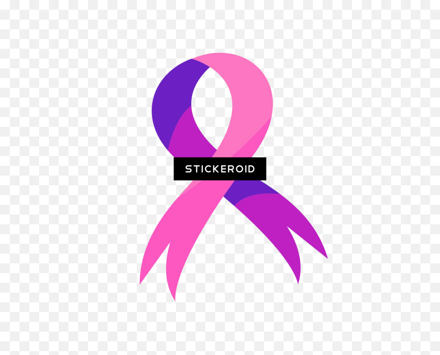 Breast Cancer Ribbon Clipart - Full Size Clipart 3003305 Vertical Emoji,Ribbon Emoji