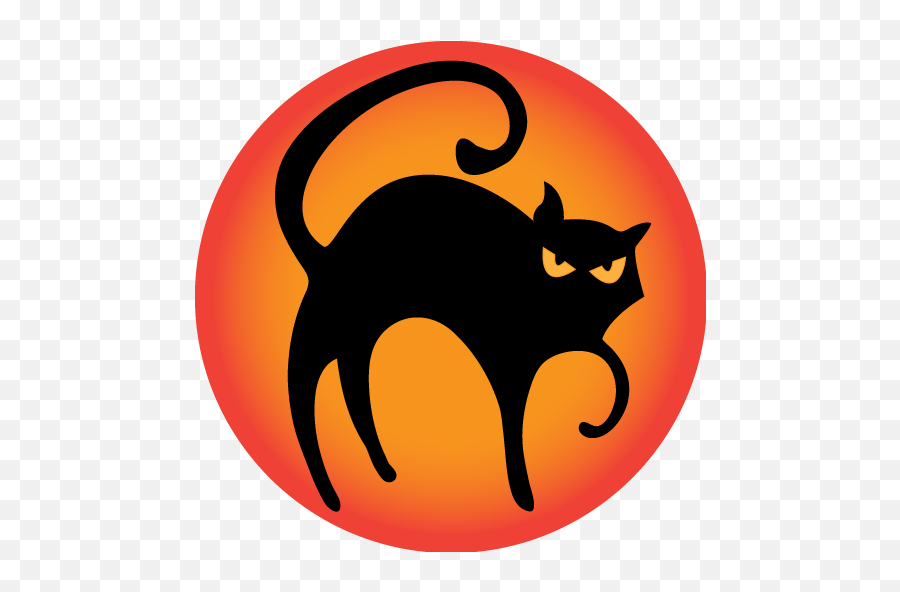 Black Cat Icon Halloween 2012 Iconset Goldcoastdesignstudio - Halloween Cat Clip Art Emoji,Black Cat Emoji