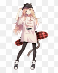 Sticker By Leander - Anime Girl Whole Body Emoji,
