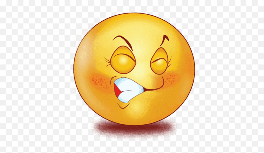 Upset Angry Emoji Png Transparent - Wide Grin,Transparent Emojis Dabbing