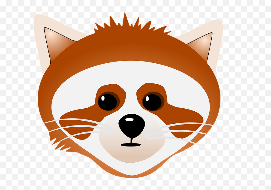 Cartoon Raccoon Face Clipart - Memorial Of Indigenous Peoples Emoji,Raccoon Emoji Icon