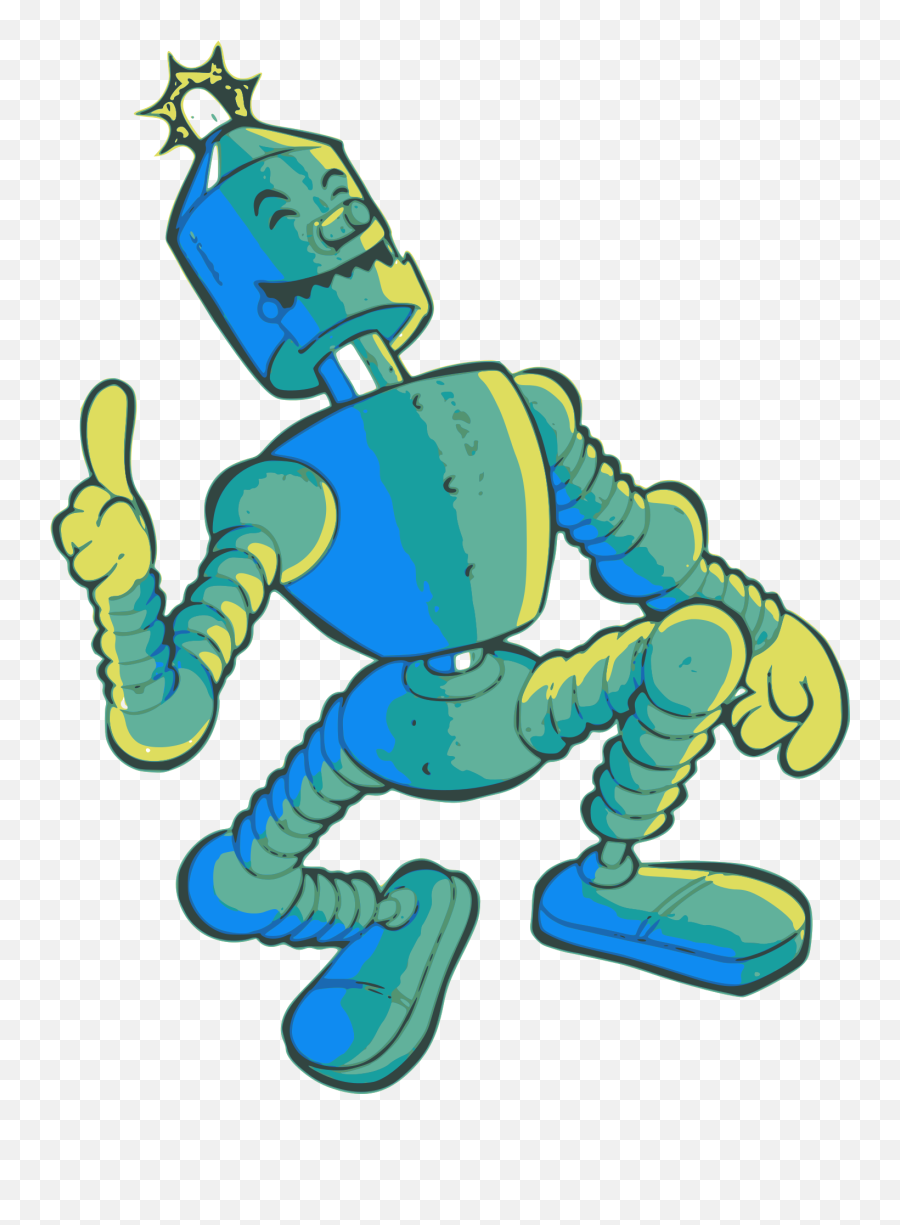 Cartoon Comic Dance Robot Drawing Free - Transparent Animated Gif Dancing Robot Emoji,Robot Emotions Death Comic