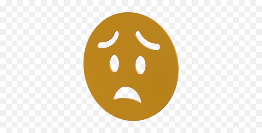 Posavasos Emoji Preocupado - Happy,Emojis Preocupado