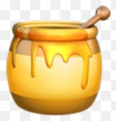 Honey Yellow Emoji Sticker - Ios Honey Emoji Png,Yellow Emoji