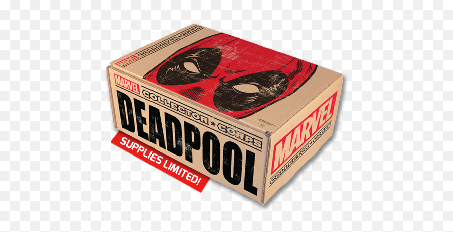 Deadpool Collector Corps Teaser Trailer - Cardboard Packaging Emoji,Deadpool Emoji