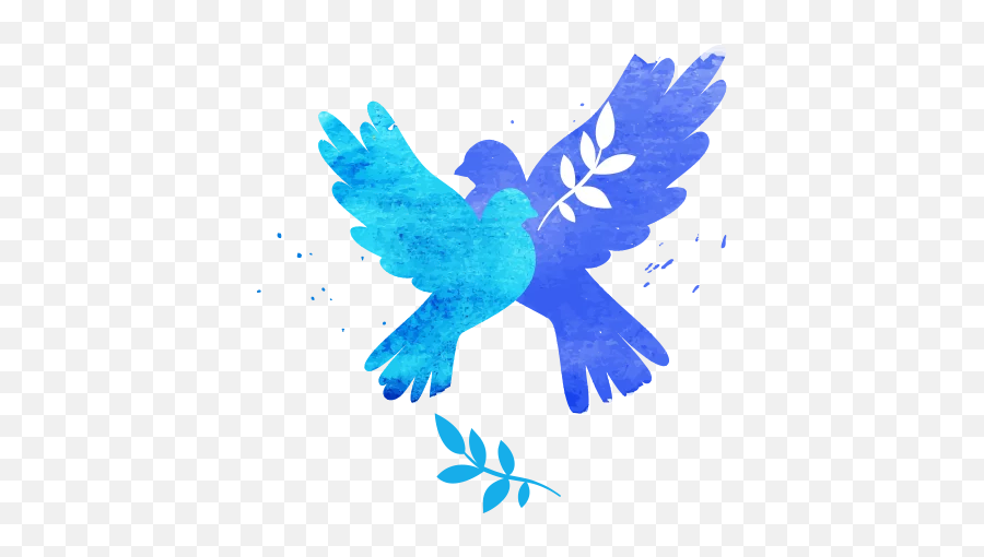 Ftestickers Birds Blue Bird Peace - Peace Doves Emoji,Blue Bird Emoji