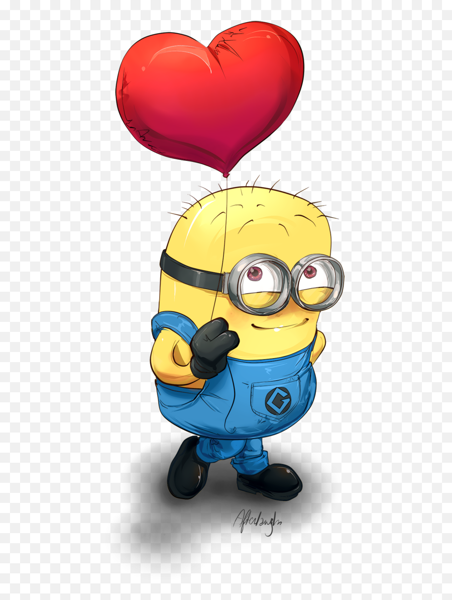 Minion Heart Cliparts Minions - Animated Minion Valentines Day Emoji,Minion Emotions