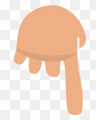 Backhand Index Pointing Down Emoji Clipart Free Download,Finfer Point Down Emoji
