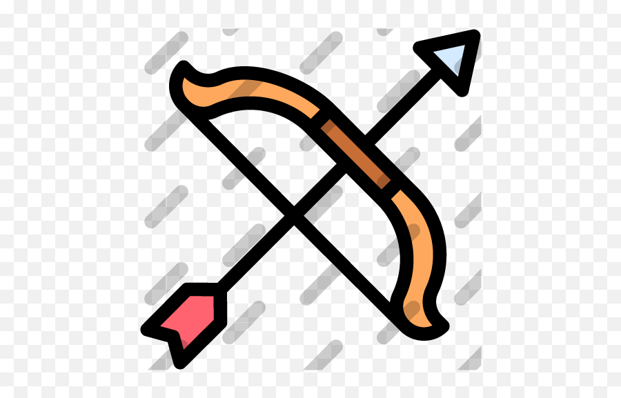 Bow And Arrow Icon Iconbros Emoji,Archery Symbol Emoji