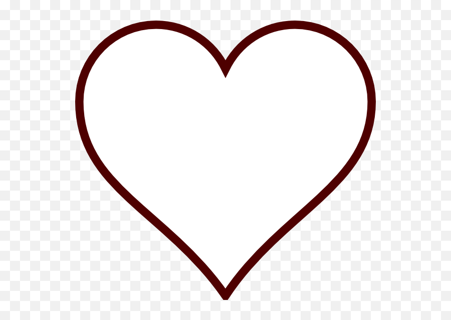 Free Black Heart Transparent Background - Red Heart Shape Outline Emoji,Black Outline Heart Emoji