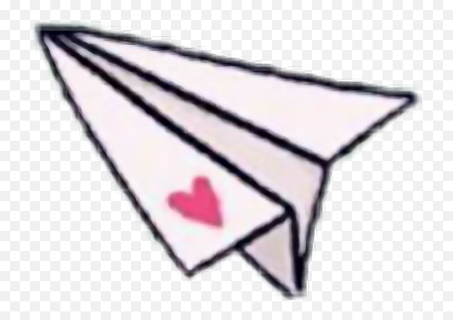 Love Cute Airplane Plane Paper Sticker - Folding Emoji,Plane Paper Emoji