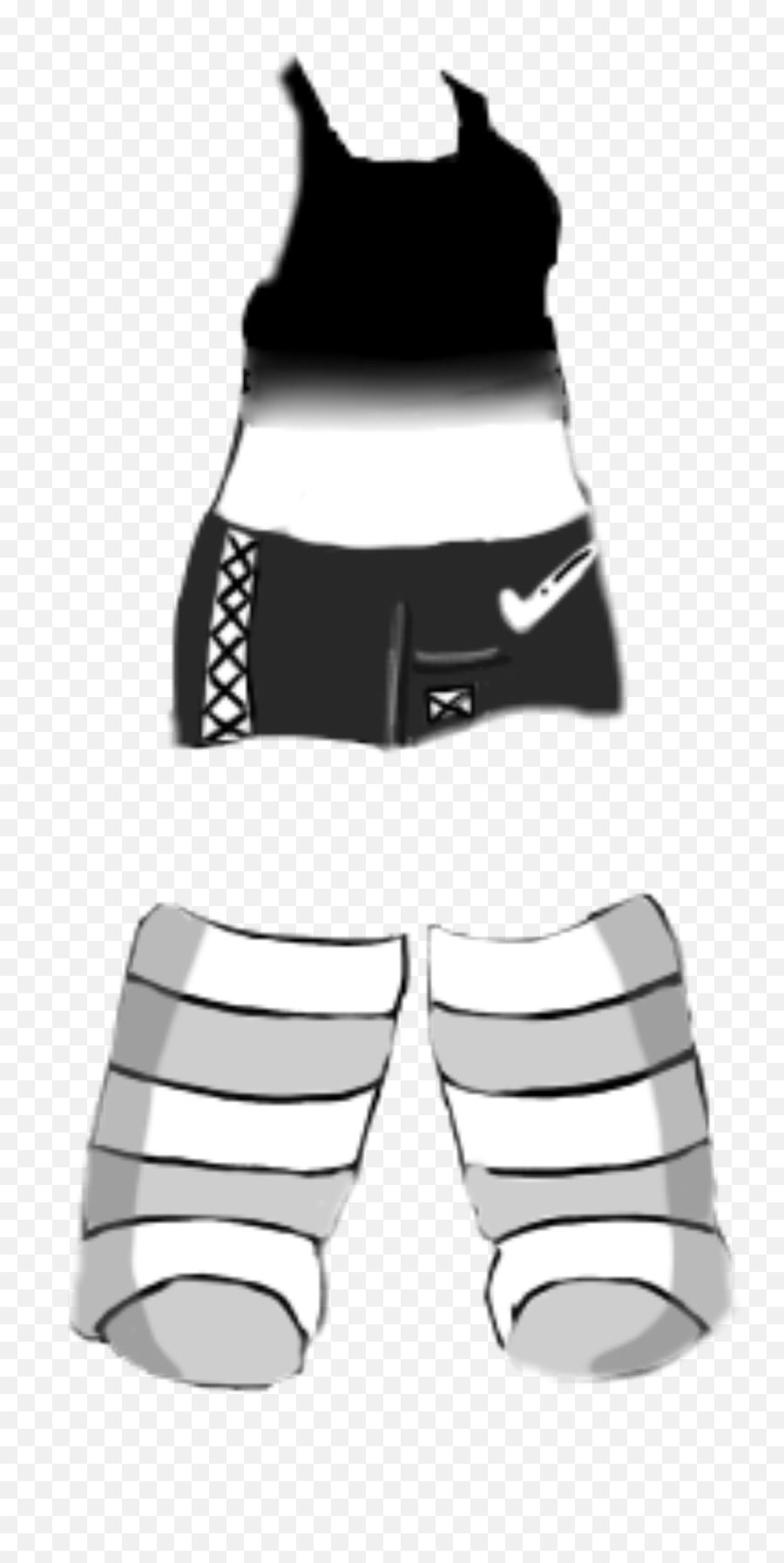 Nike Gachaoutfit Girls Sticker - Gym Shorts Emoji,Emoji Shorts For Girls