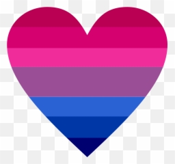 Bisexual Sticker - Bisexual Flag Heart Png Emoji,Bisexual Flag Emoji