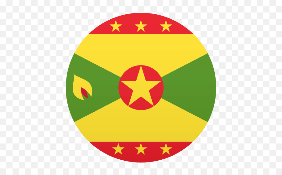 Grenada Flags Gif - Yellow Green Red 2 Triangles Flag Emoji,St Georges Flag Emoji