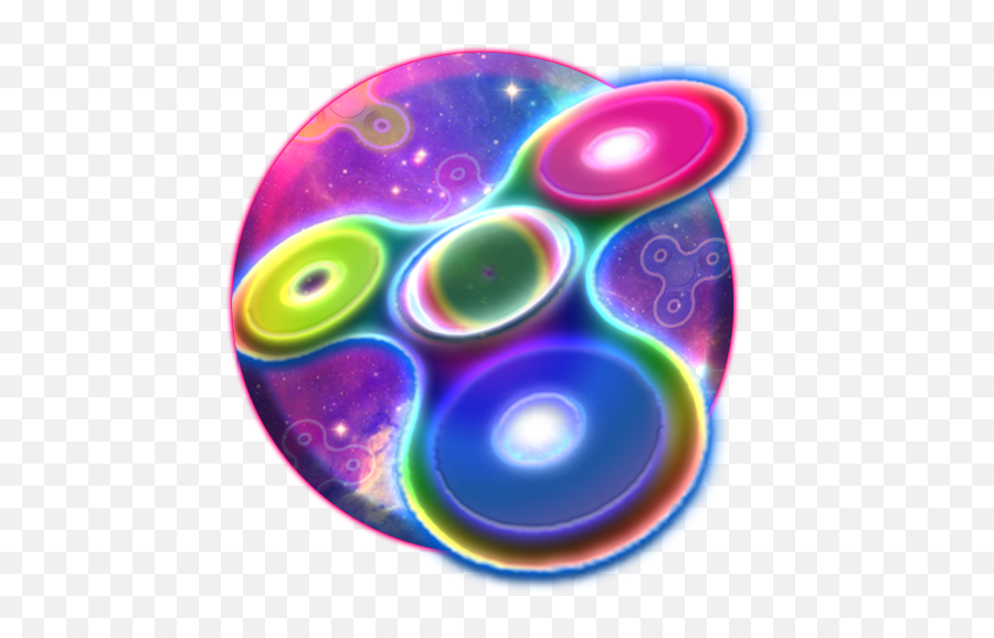 Neon Fidget Spinner Live Wallpaper - Neon Fidget Spinner Png Emoji,Emoji Spinner