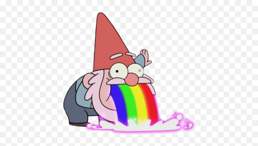 The Most Edited Vomito Picsart - Transparent Gravity Falls Gnome Emoji,Emoticon Vomito Whatsapp