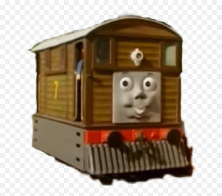 Thomas Sticker - Toby The Train Meme Emoji,Thomas The Tank Engine Emoji
