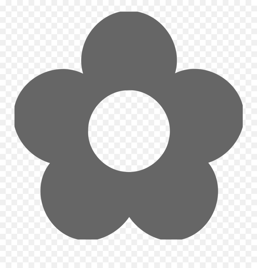Flower Free Icon Download Png Logo - Flower Symbol 5 Petal Emoji,Free Flower Emoticons