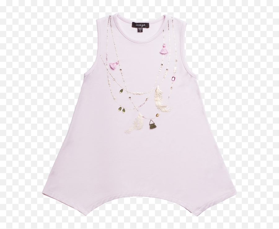 Imoga Beth Girls Tunic Top - Sleeveless Emoji,Zara Terez Emoji