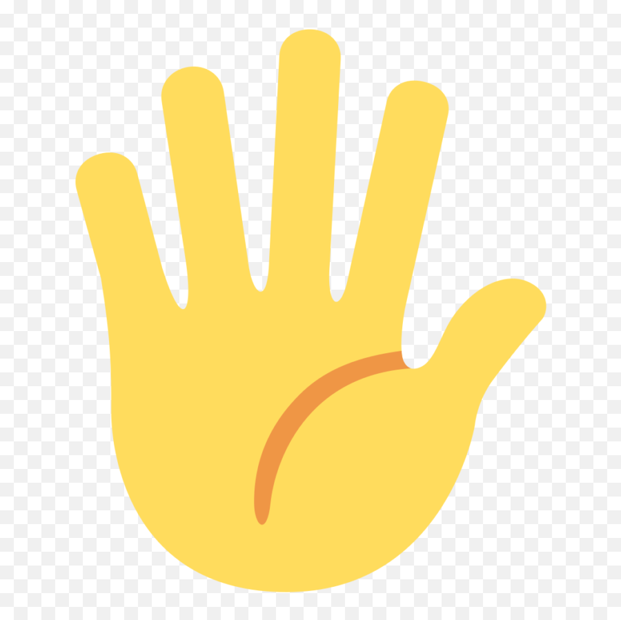 Hand With Fingers Splayed Emoji - Lanat Emoji,Finger Heart Emoji