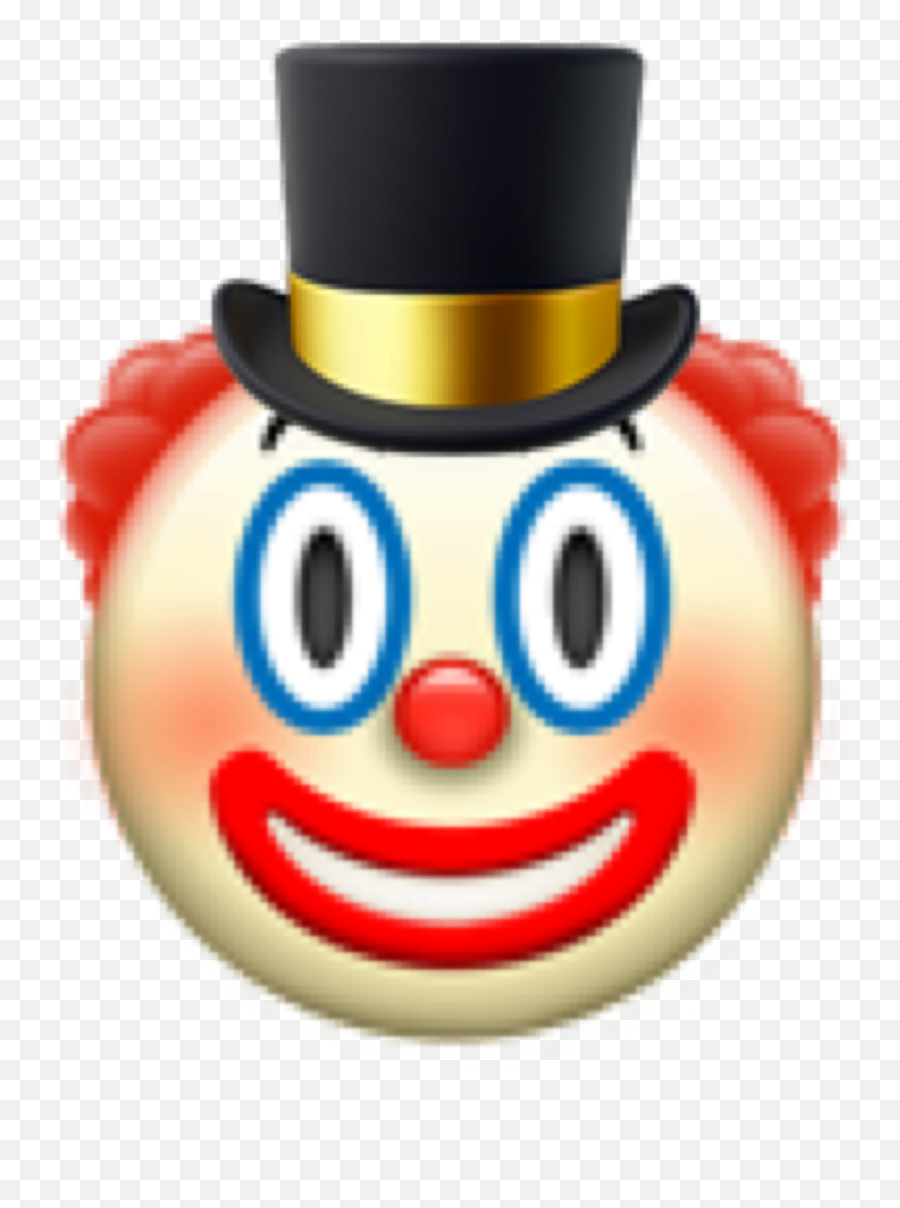 Sticker By Abbie - Transparent Background Clown Emoji Apple,Happy New Year Emoji 2020