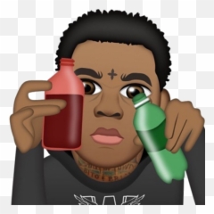 Kevingates Lean Cartoon - Cartoon Art Kevin Gates Emoji,Kevin Gates Emoji
