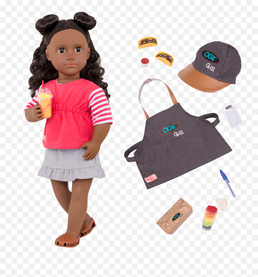Macy - Our Generation Dolls Food Truck Doll Emoji,Lifelike Doll Showing Emotions