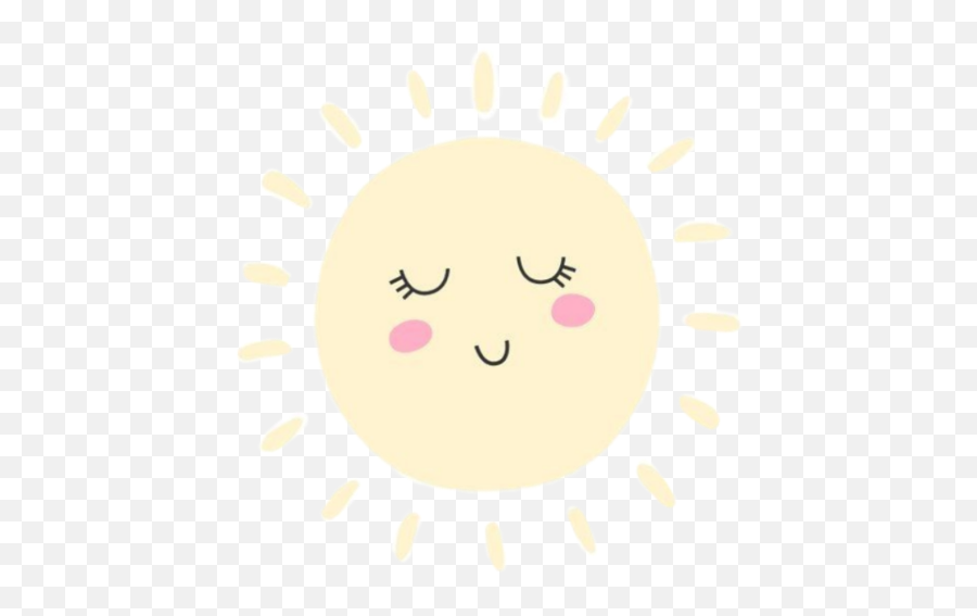 Sol Tiny Messy Cute Kawaii Sun Sticker By Olibb - Dot Emoji,Tiny Foods Emojis