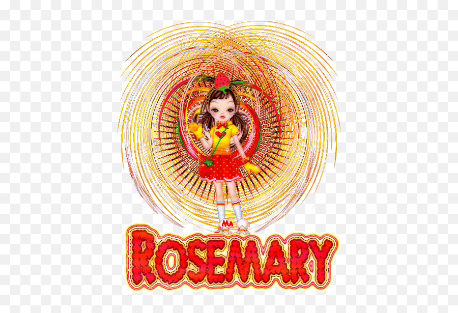 Imágenes Con Nombres - Feliz Cumpleaños Rosemary Gif Emoji,Emoticon Del Pie Que Aplasta