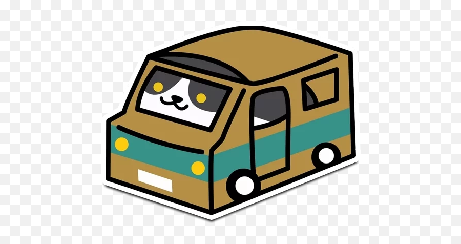 Neko Atsume - Neko Atsume Cardboard Truck Emoji,Gamercat Emoticons