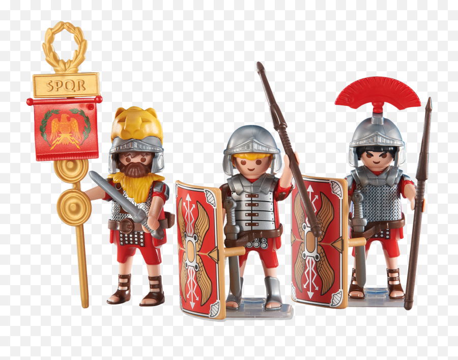 3 Roman Soldiers - 6490 Playmobil Roman Soldiers Emoji,Soldiers With No Emotion