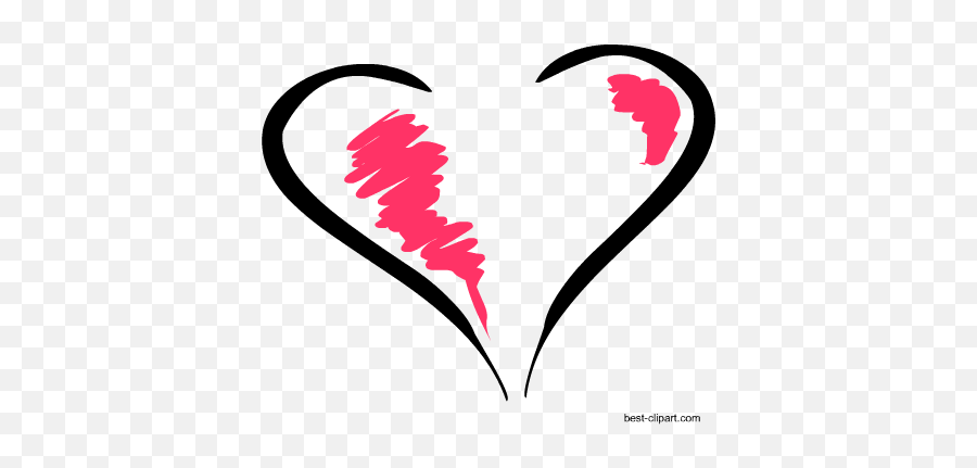 Free Heart Clip Art Images And Graphics - Girly Emoji,Pink Sparking Heart Emoji