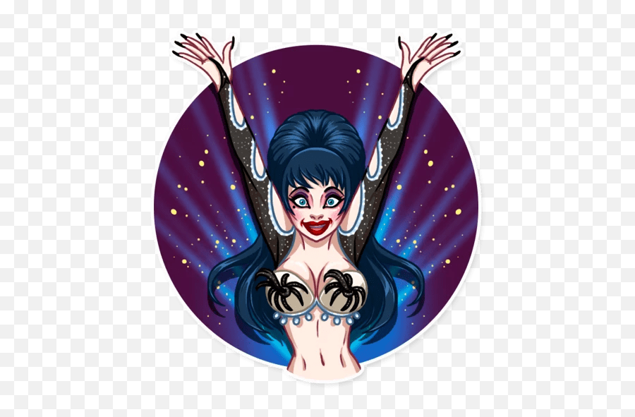 Cartoon Art - Stickers Elvira Emoji,Alice Madness Returns Emojis