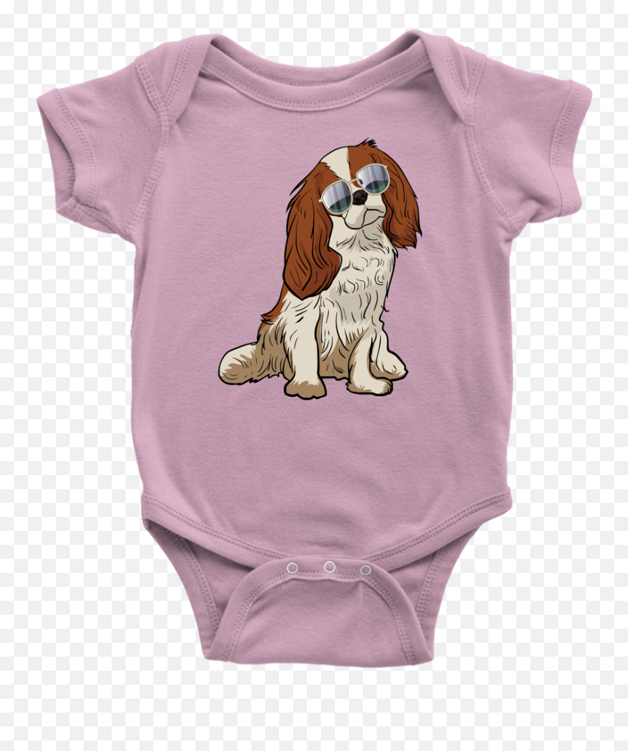 Cavalier King Charles Spaniel Dog Baby - Gilmore Girls Baby Onesie Emoji,Cavalier King Charles Spaniel Sticker Emoji