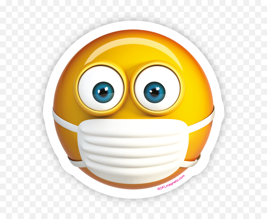 Emoji With Medical Mask - Happy,Friend Emoticons